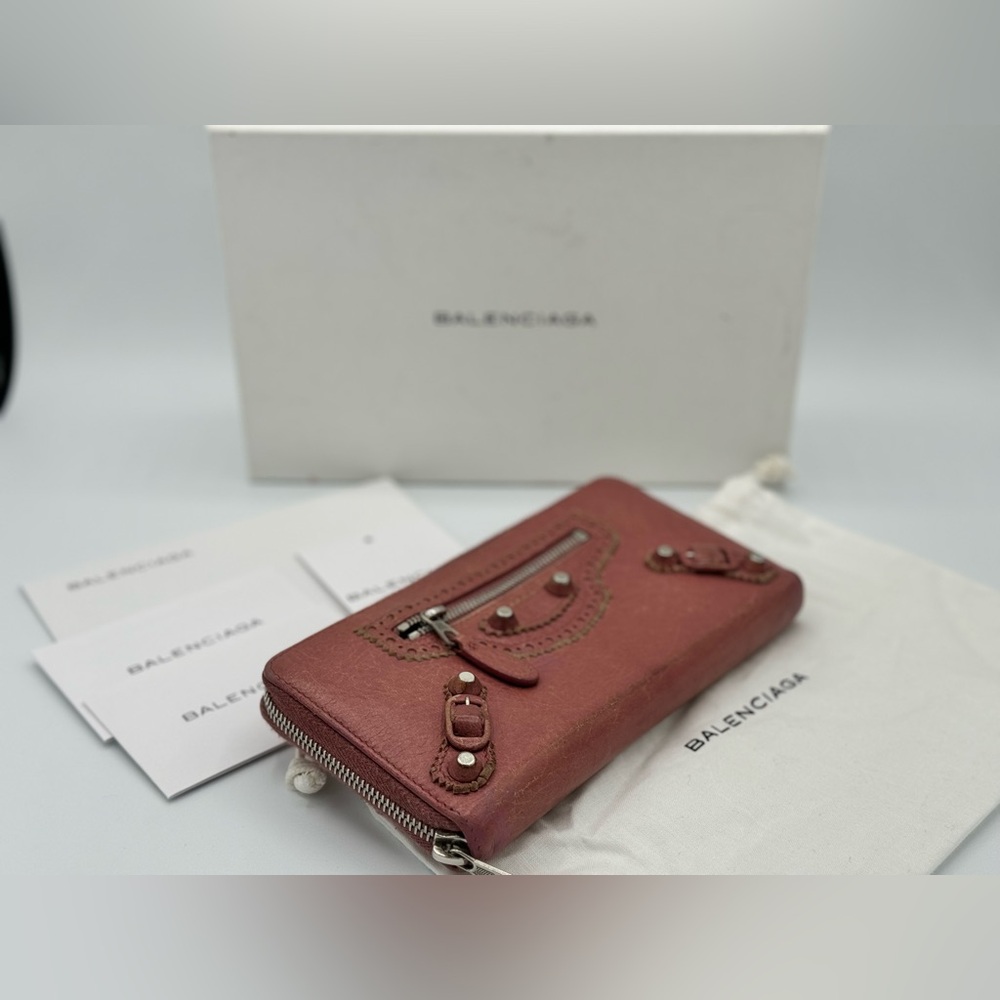 BALENCIAGA The City Leather Continental Wallet